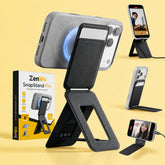 Zenvo® SnapStand Pro – Magnetic Mobile Wallet Tripod