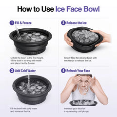 Silicone Ice Cube Bowl for Ice Facial & Cold Therapy