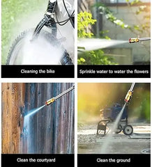 Automatic Cordless Double Battery Wireless Car Wash Spray Gun High Pressure 48v Lithium Water Jet Foam Car Washer Gun