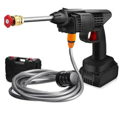 Automatic Cordless Double Battery Wireless Car Wash Spray Gun High Pressure 48v Lithium Water Jet Foam Car Washer Gun