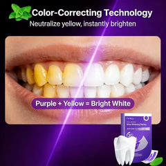 Purple Teeth Whitening Strips (Ultra Strong Whitening)