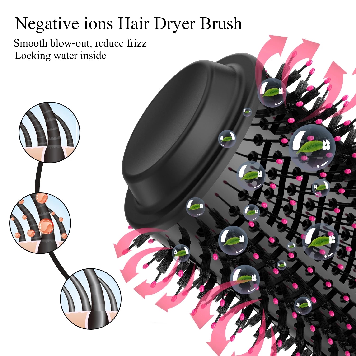 Hot Air Brush - Hair straightener