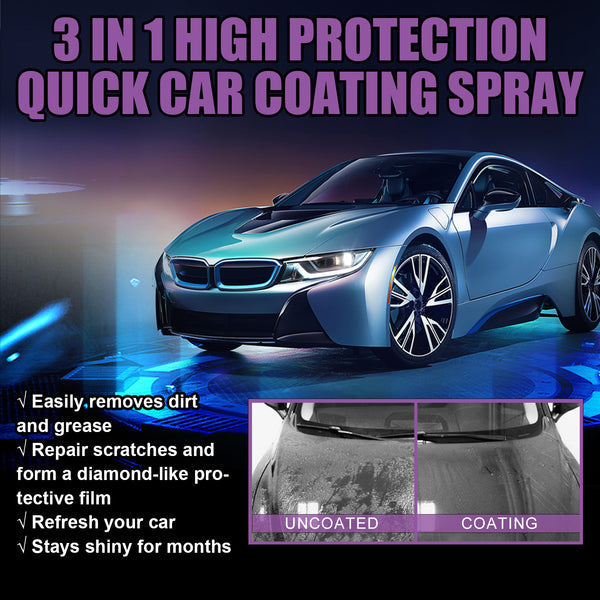 Original China Imported 3 in 1 High Protection Quick Car Coating Spray For Shinning